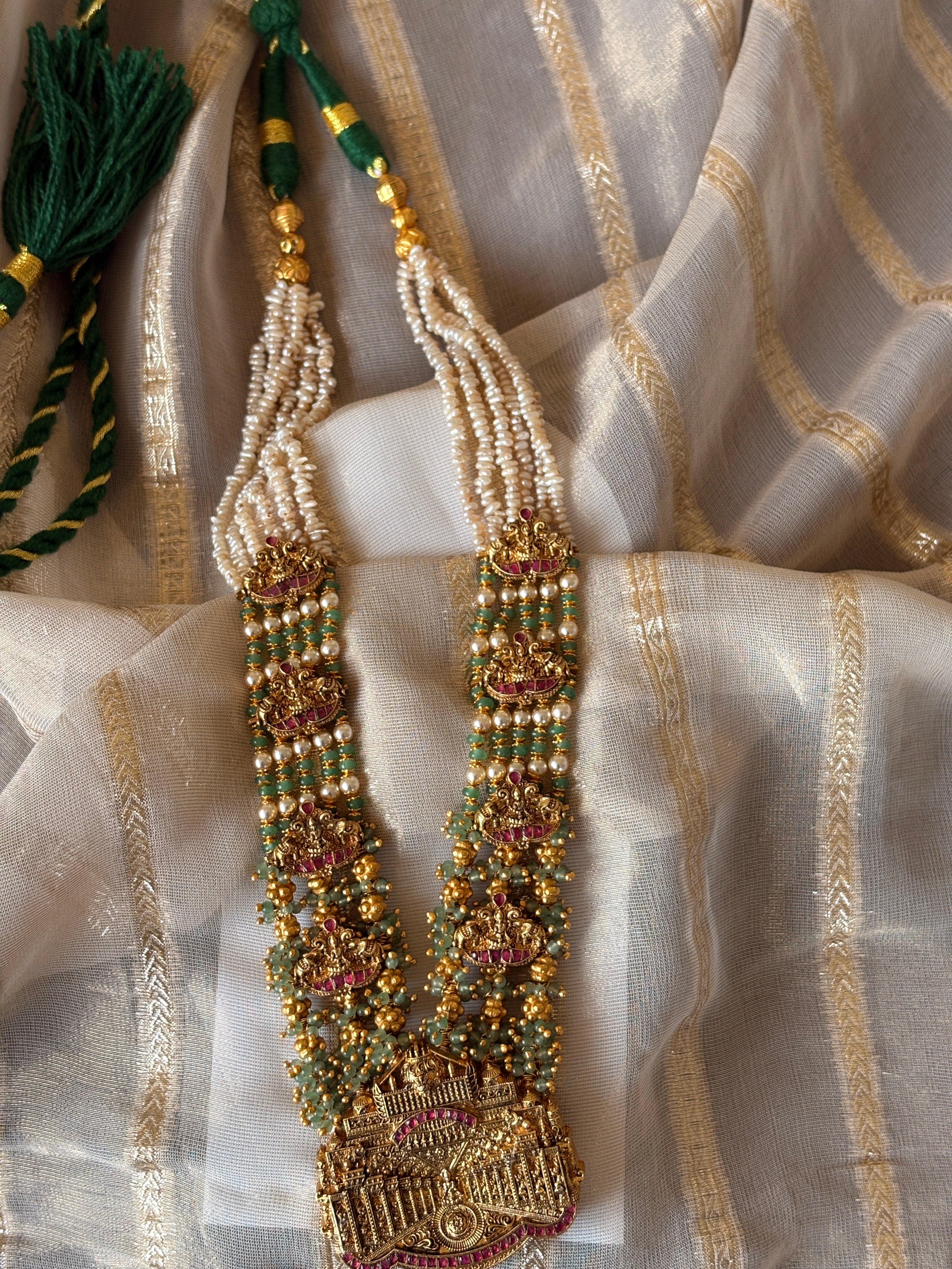 Red Temple Nagas Necklace